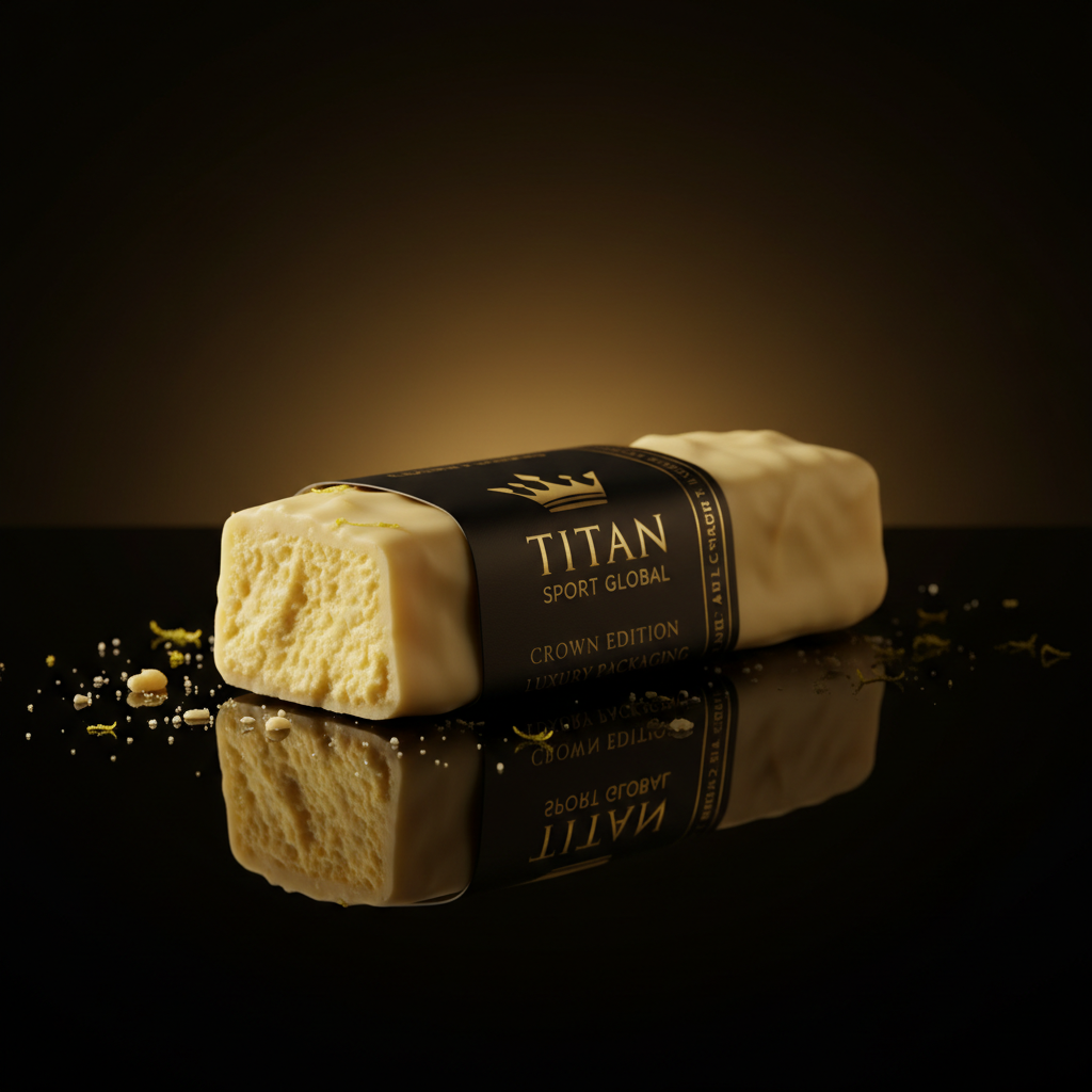 TITAN Crown White Chocolate Lemon Cheesecake Protein Bar - Crown Edition