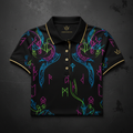 TITAN Women's Neon Norse Rune Sport Polo — Valkyrie Edition