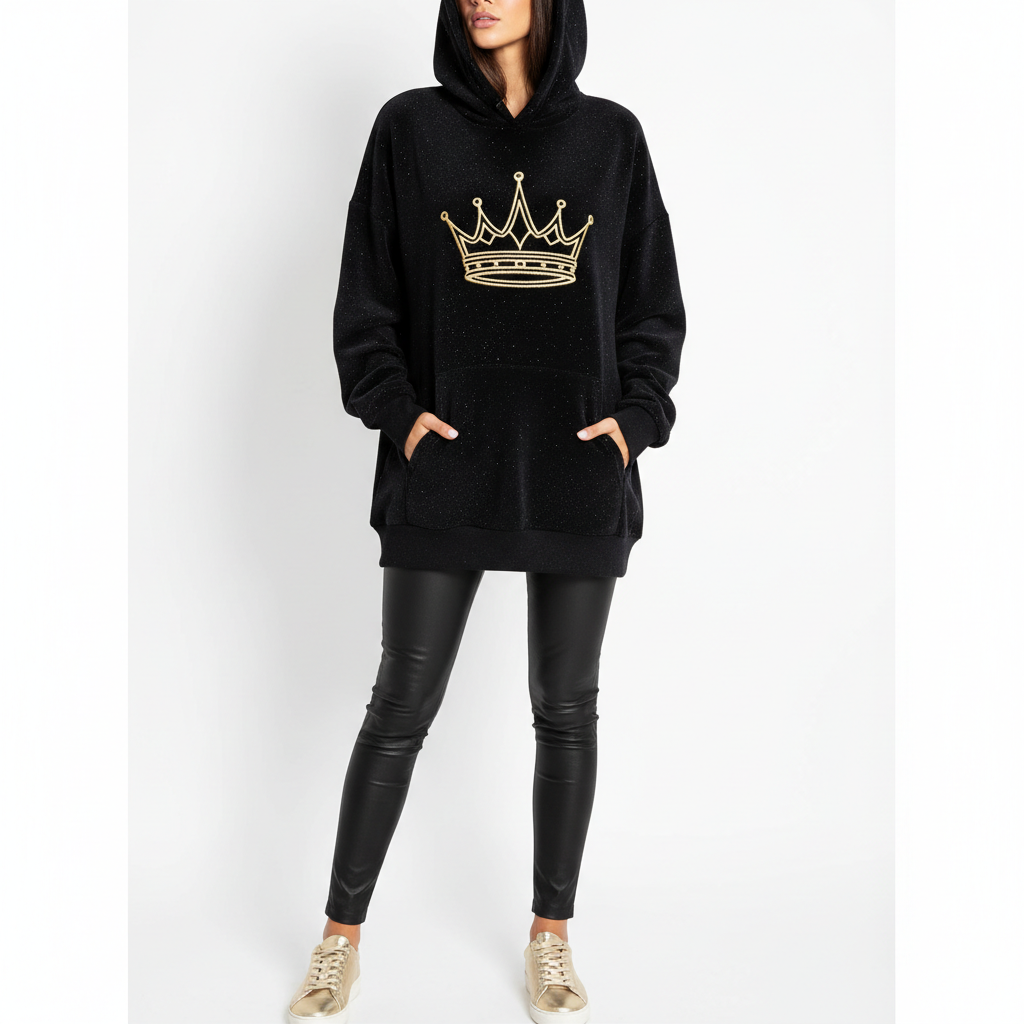 TITAN Midnight Royale Women’s Hoodie — Crown SWAG Edition