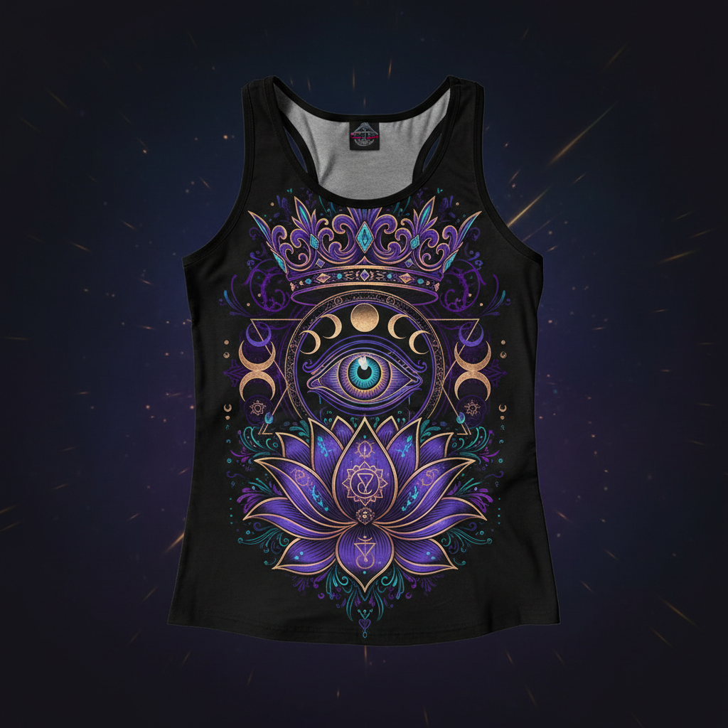 TITAN Plus Women's Sacred Geometry Tank — Spiritual Crown Edition sizes 1X–5X
