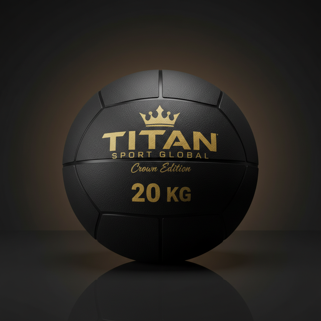 TITAN Crown Edition Slam Ball matte black gold