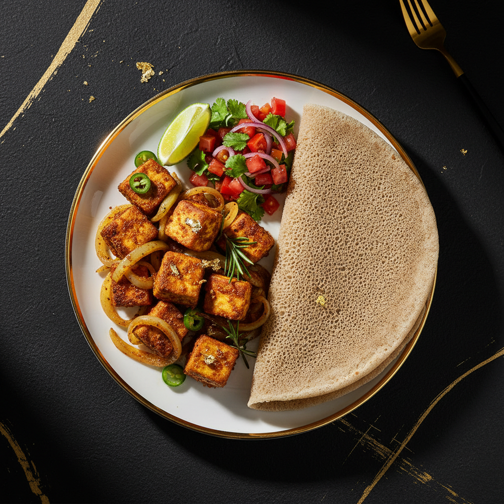 TITAN Ethiopian Tibs Tofu Vegan Muscle Dinner