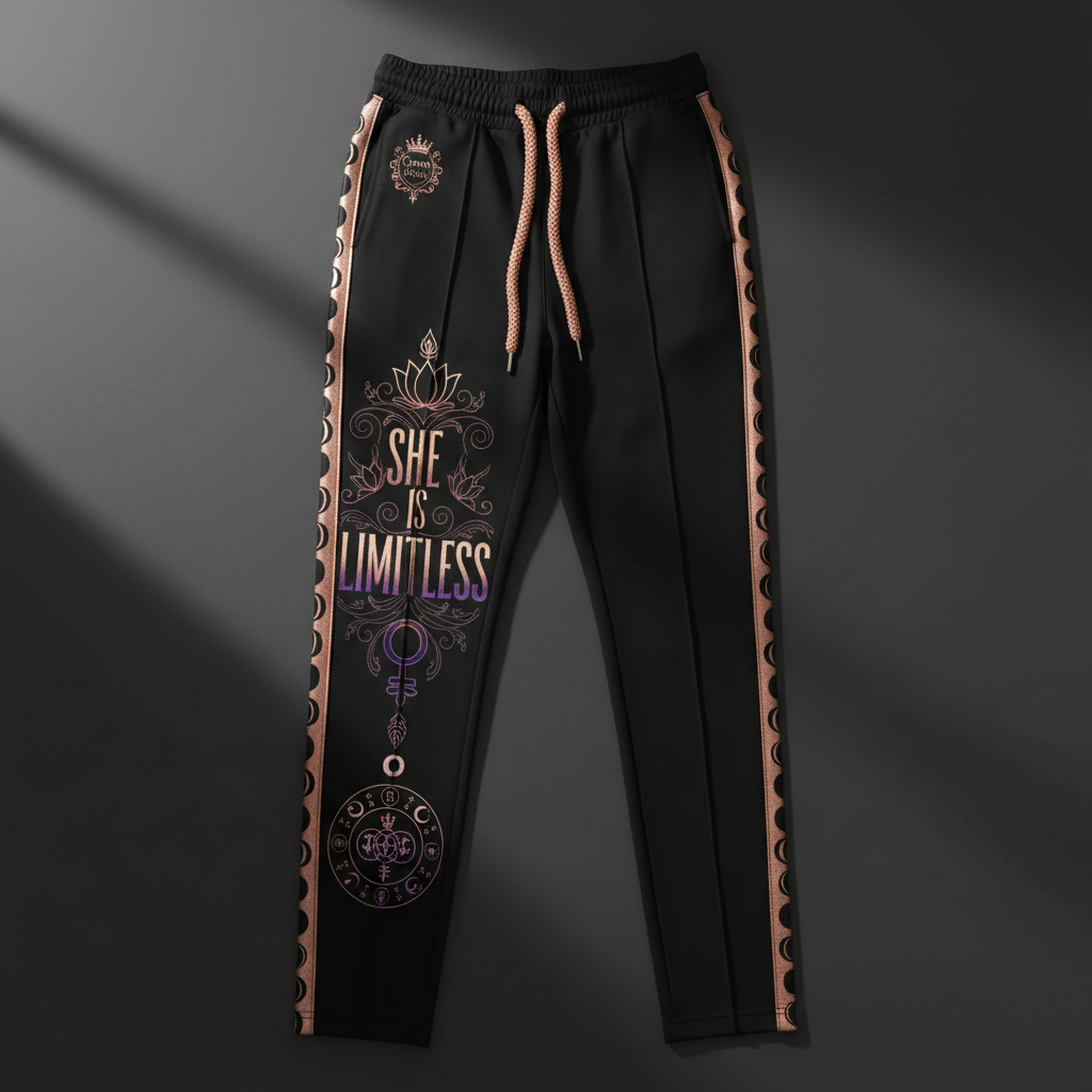 TITAN Women's Elite Spiritual Tracksuit Pants SHE IS LIMITLESS Crown Edition