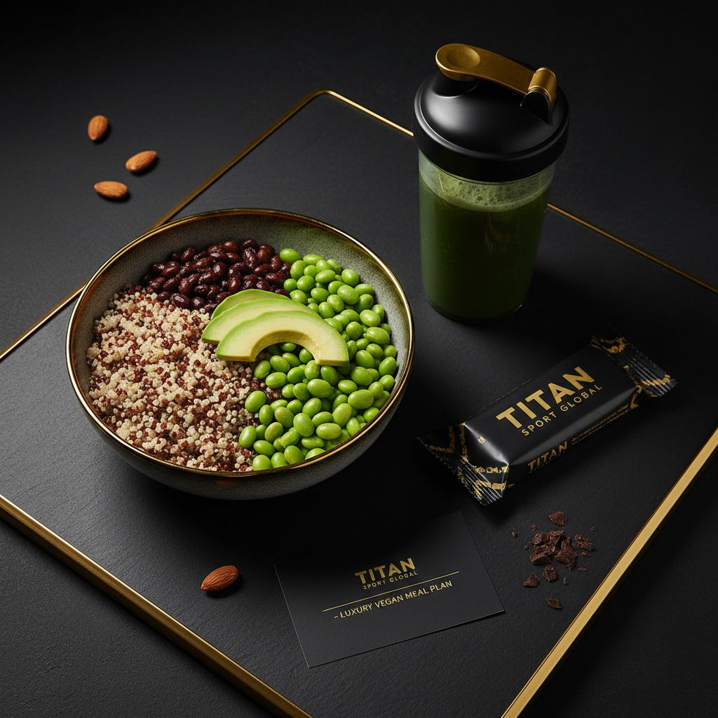 TITAN Crown Quinoa Power Bowl vegan high-protein weekly monthly meal plan bundle