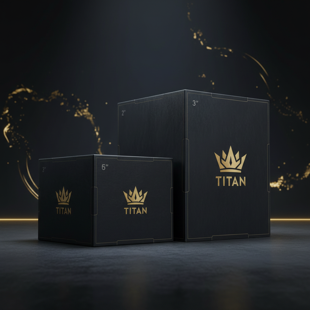 TITAN Crown Edition Adjustable Plyo Box 3-in-1