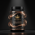 TITAN Collagen Protein Powder Crown Edition - premium collagen supplement container