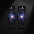 Men's Compression Calf Sleeves — Cosmic Burst