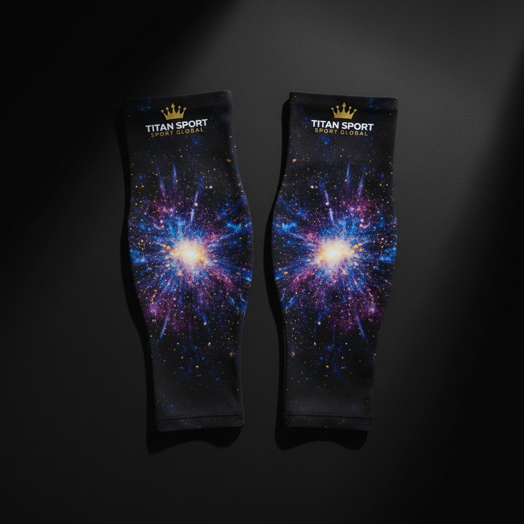 Men's Compression Calf Sleeves — Cosmic Burst