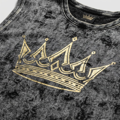 Women's muscle tee — Graphic Texture Detail | Generated by Modelize