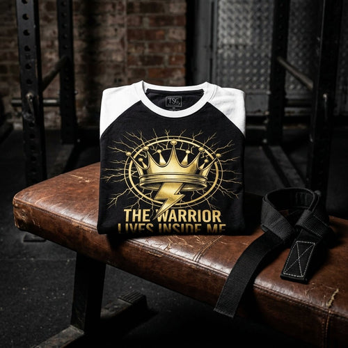 Long-sleeve raglan t-shirt — Training Environment Context | Generated by Modelize