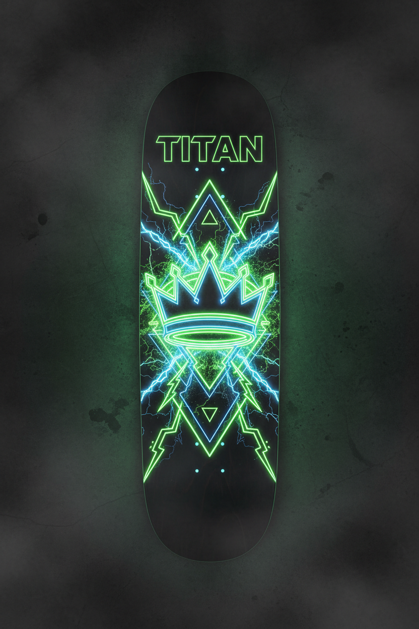 Neon Crown Lightning Deck