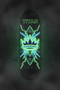 Neon Crown Lightning Deck