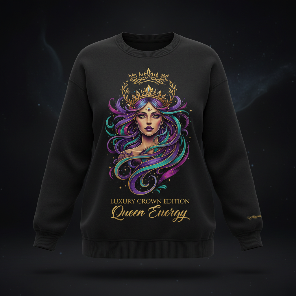 Product 5 — Aurora Goddess Crewneck