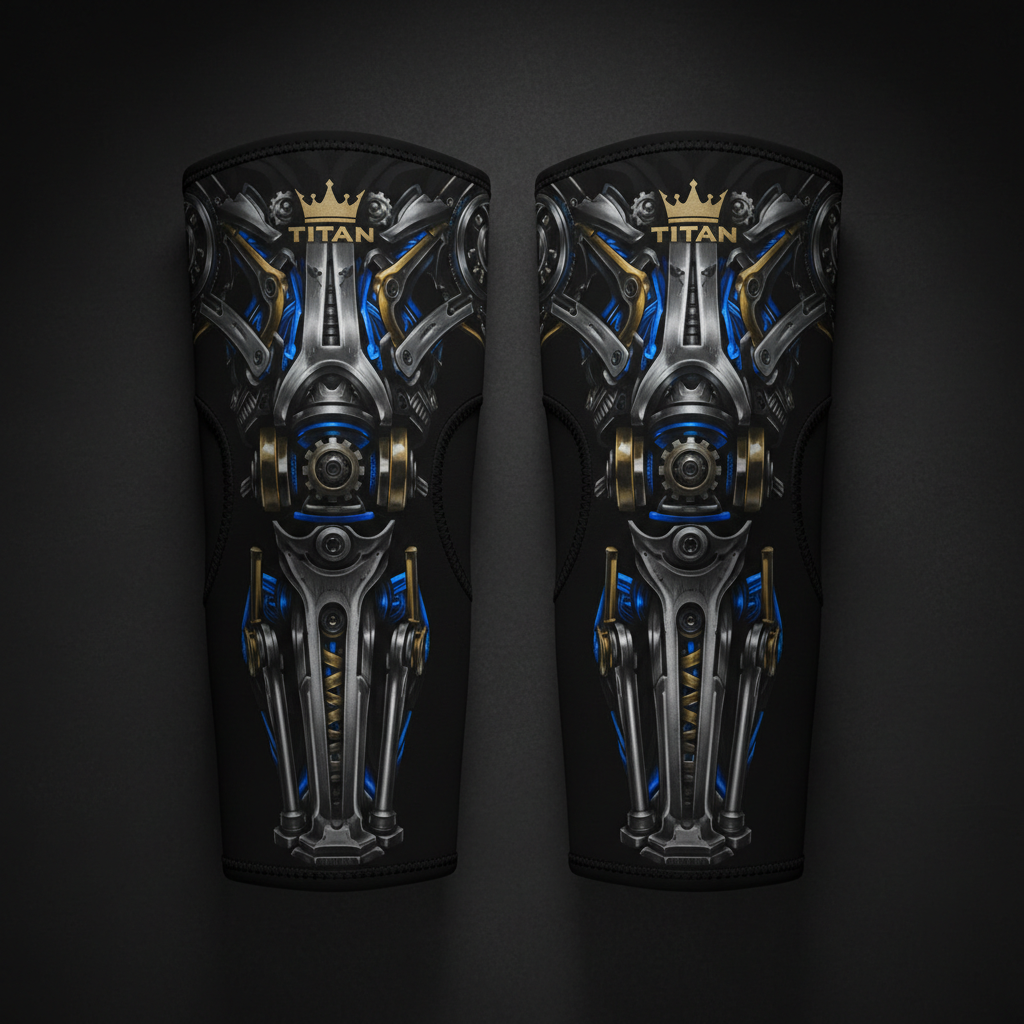 TITAN Knee Sleeves - 7mm Neoprene Compression Pair