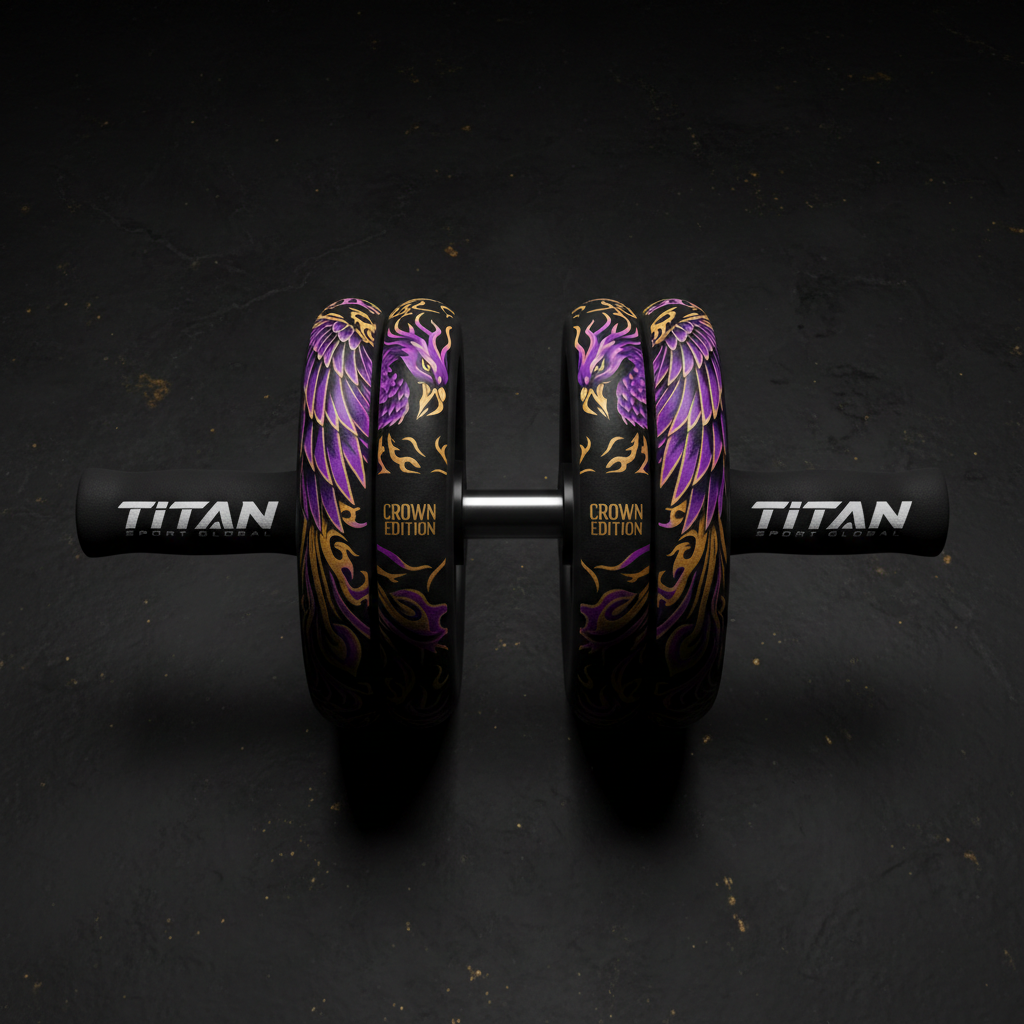 TITAN Ab Roller Dual Wheel