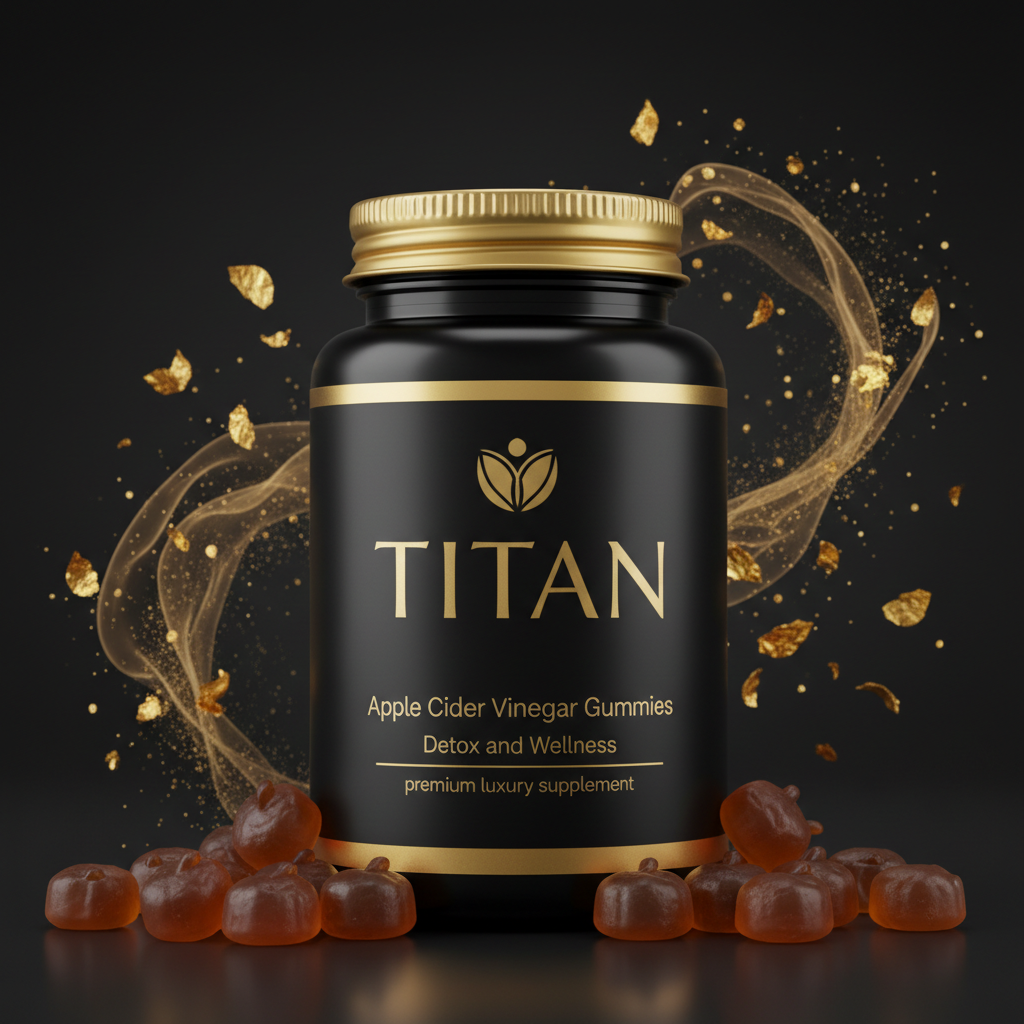 TITAN Apple Cider Vinegar Gummies - Detox & Wellness
