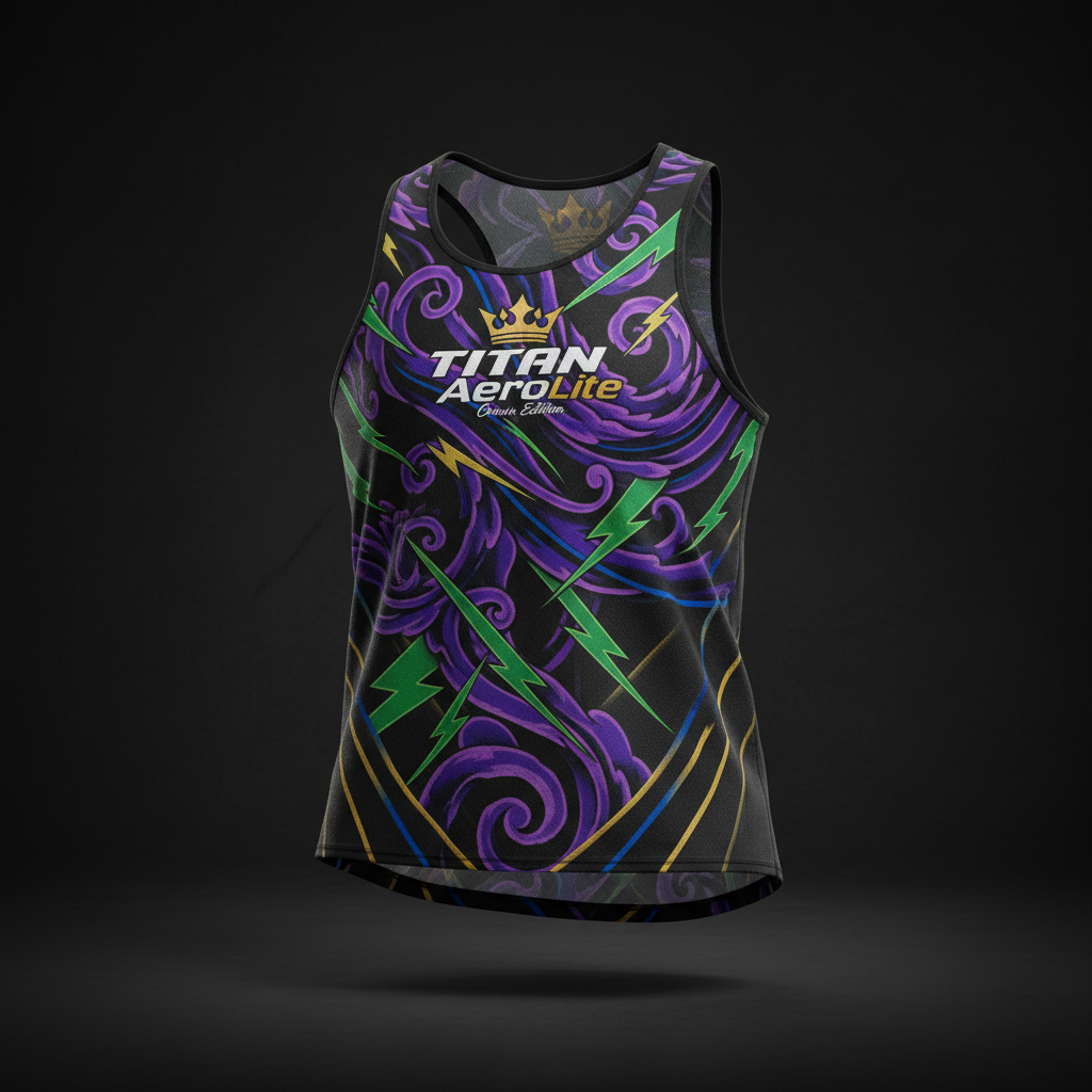 TITAN AeroLite Running Singlet - Ultra-Lightweight Mesh