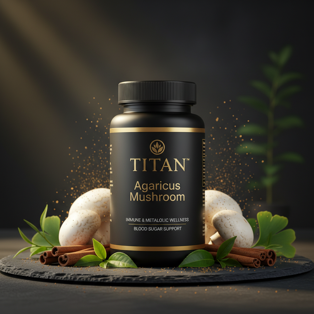TITAN Agaricus Mushroom — Immune & Blood Sugar Support