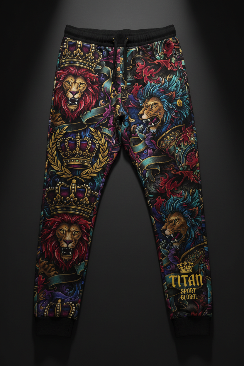 TITAN All-Over Print Joggers — Bold Graphic Athletic Pants