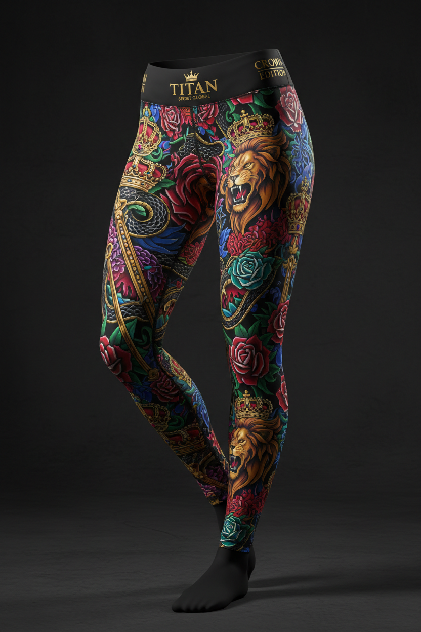 TITAN All-Over Print Leggings — Women's Bold Graphic Performance