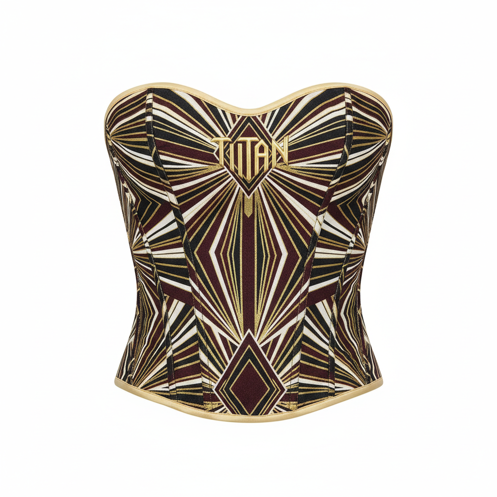 TITAN Art Deco Corset Top