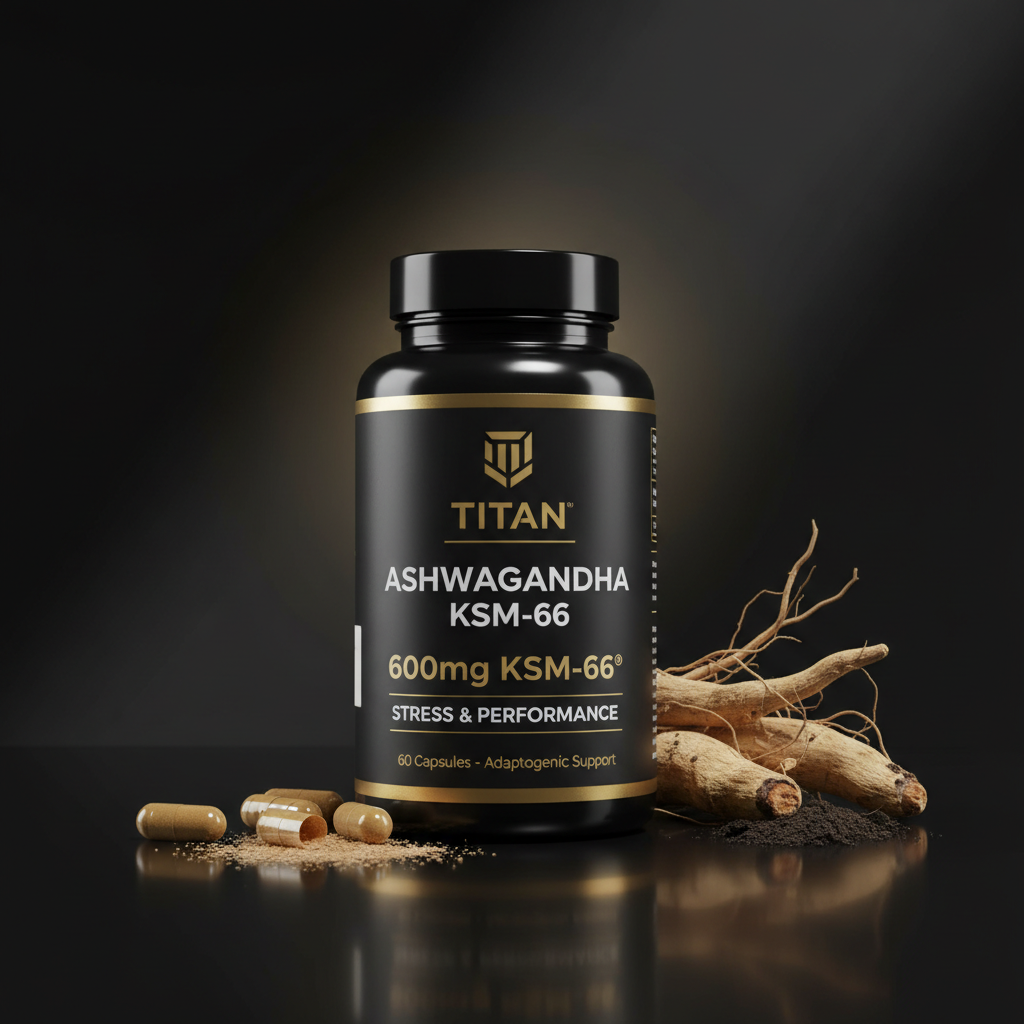 TITAN Ashwagandha KSM-66 - Stress & Performance