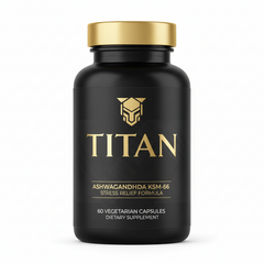 TITAN Ashwagandha - KSM-66 Stress Relief & Performance (60 Capsules)