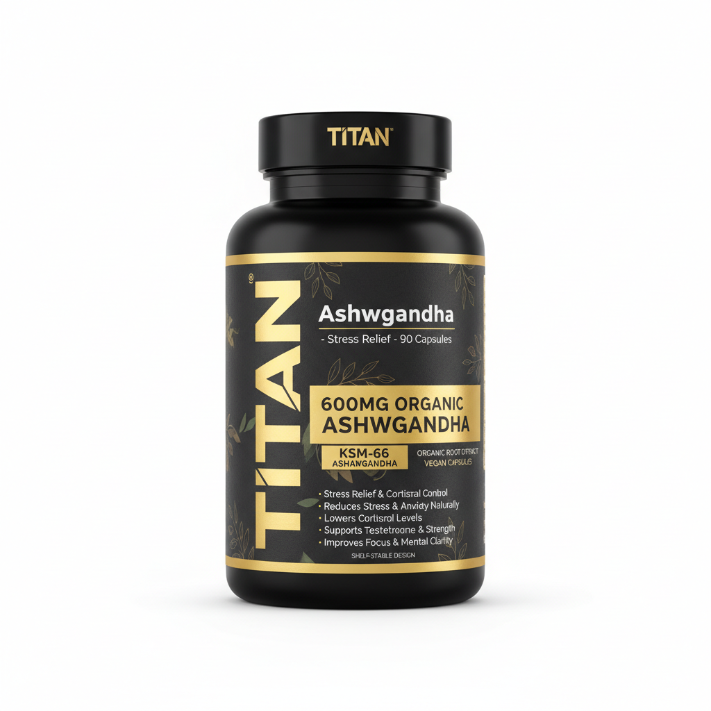 TITAN Ashwagandha - Stress Relief - 90 Capsules