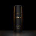 Matte black Titan Athlete deodorant stick with gold branding and "48-hour sport protection" text on a black background.