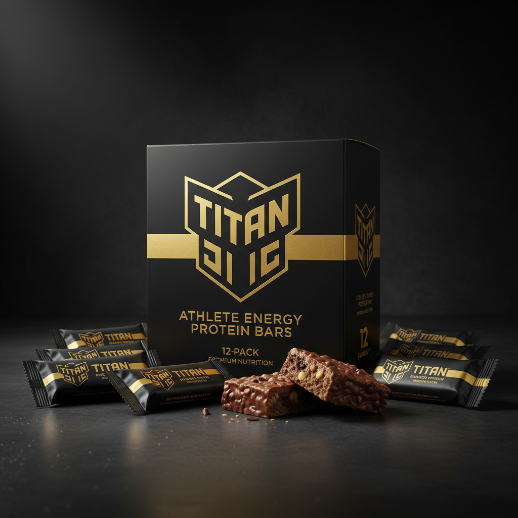TITAN Athlete Energy Bars — 12-Pack Performance Fuel