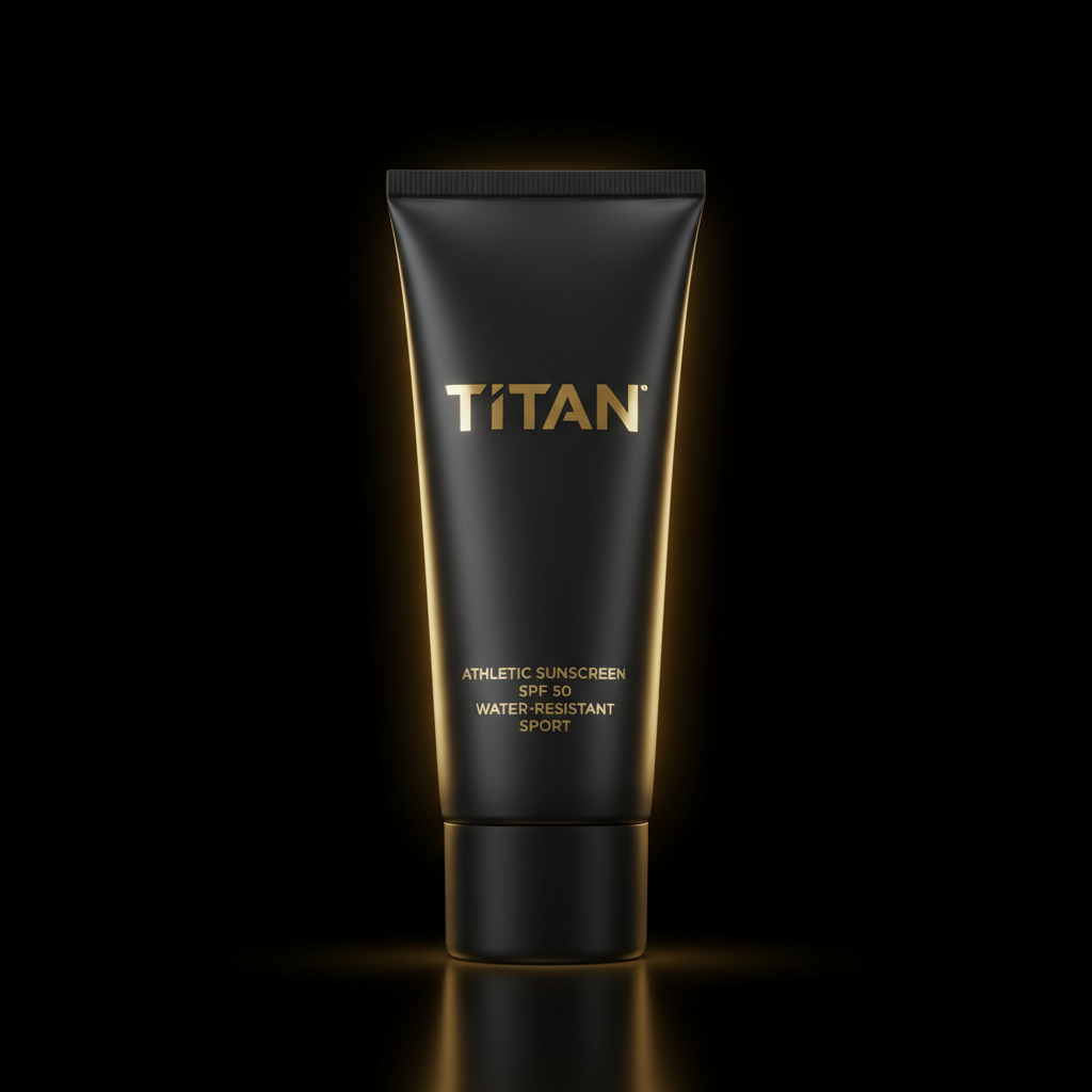 TITAN Athletic Sunscreen SPF 50 — Water-Resistant Sport Sunscreen