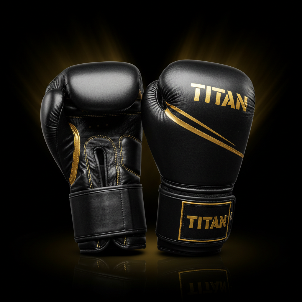TITAN Boxing Gloves - Genuine Leather Pro Series