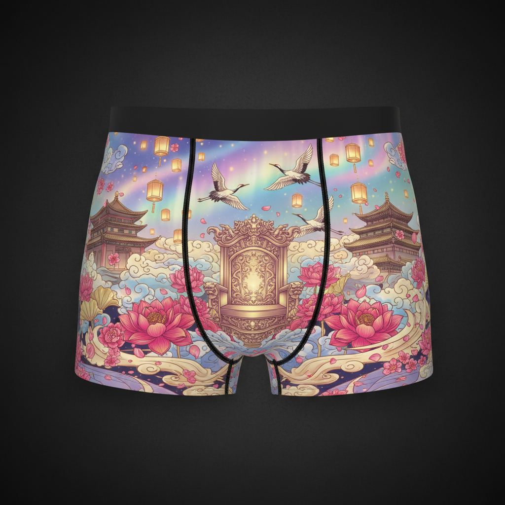TITAN Celestial Empress Women's Cozy Boxer Shorts — Crown Edition