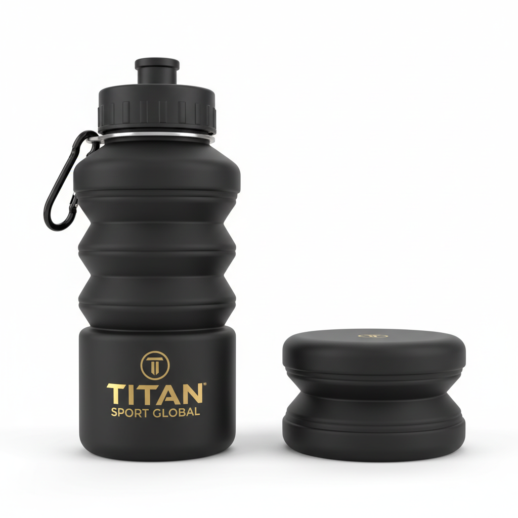 TITAN Collapsible Water Bottle - 20oz Silicone