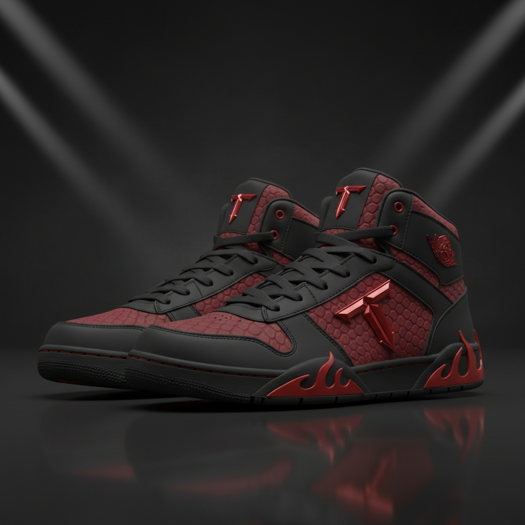 TITAN Crimson Dragon High Top