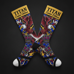 TITAN Crown Edition Tattoo Art Baseball & Softball Stirrup Socks
