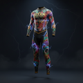 TITAN Crown Edition Men's Tattoo Art Full-Body Compression Suit