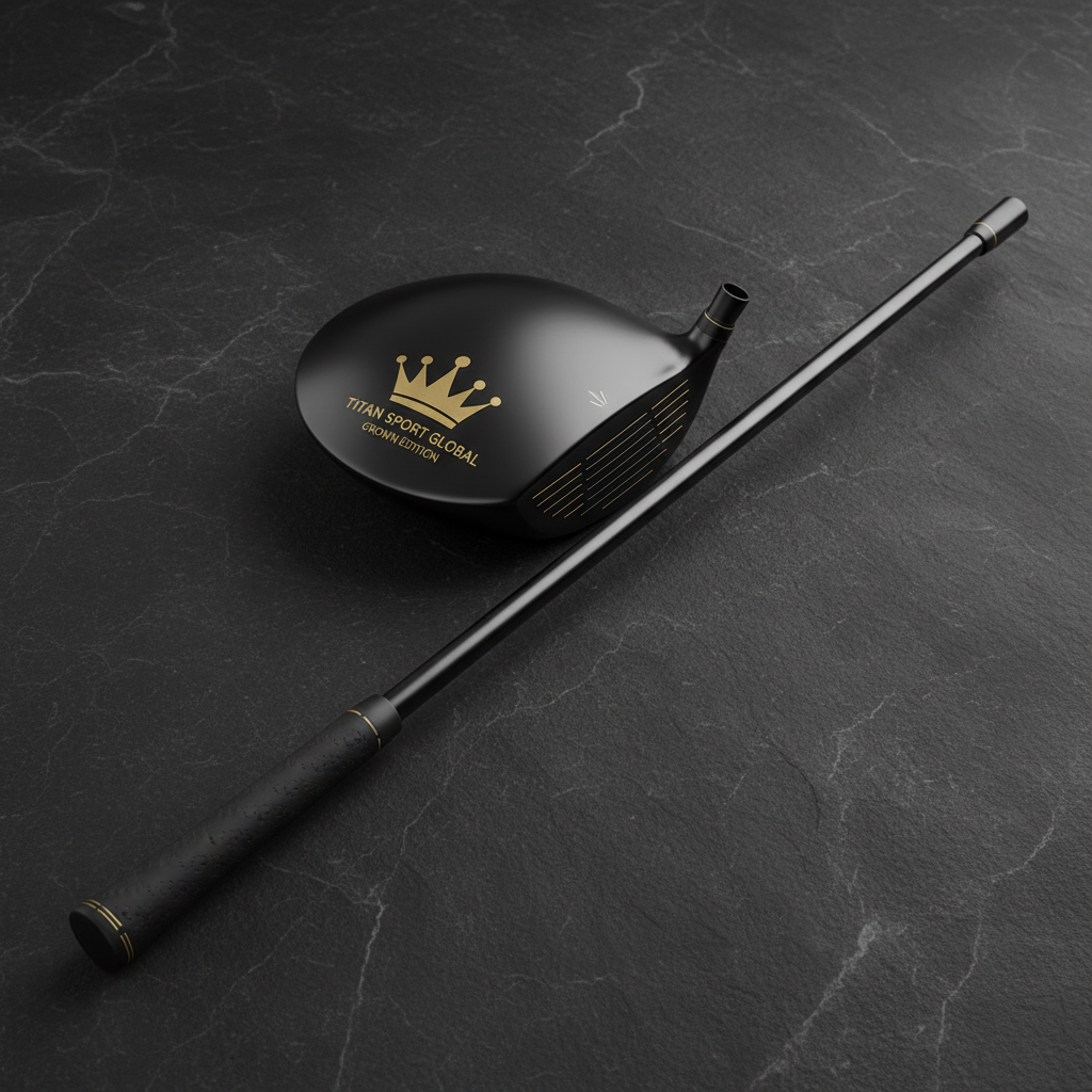 TITAN Crown Edition Weighted Golf Swing Trainer — Speed & Tempo Builder