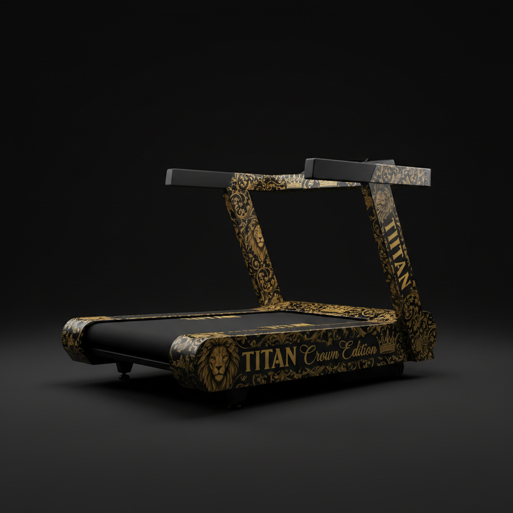 TITAN Crown Edition Manual Curved Treadmill