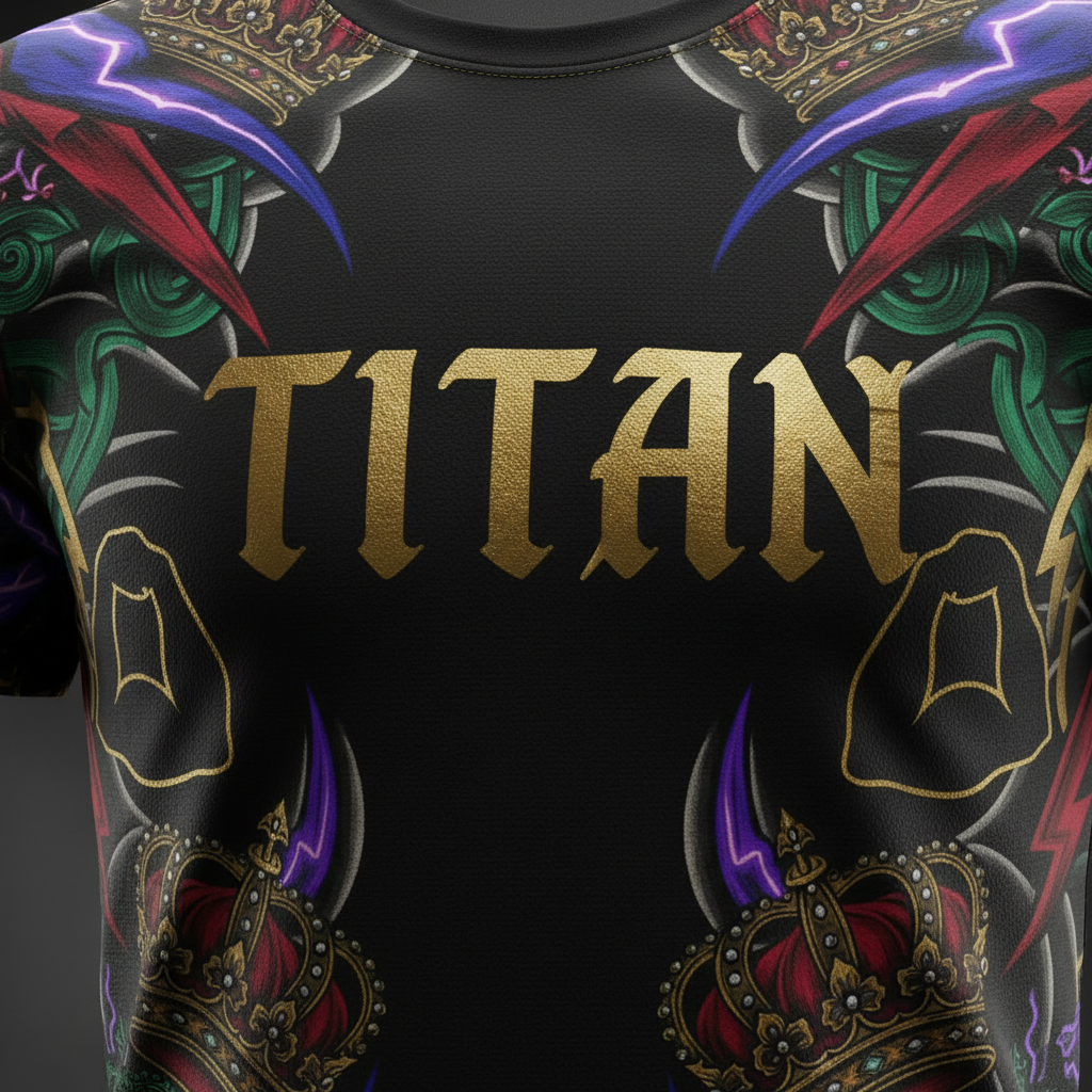 TITAN Crown Edition T-Shirt — Detail