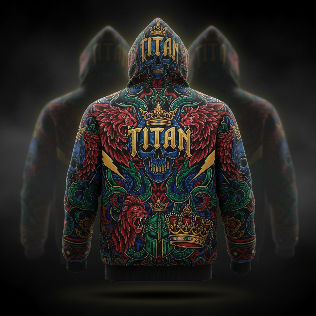 TITAN Domination Hoodie — Back