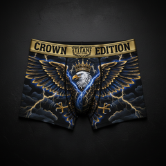 TITAN Men's Eagle Lightning Crown Boxer Briefs — Crown Edition