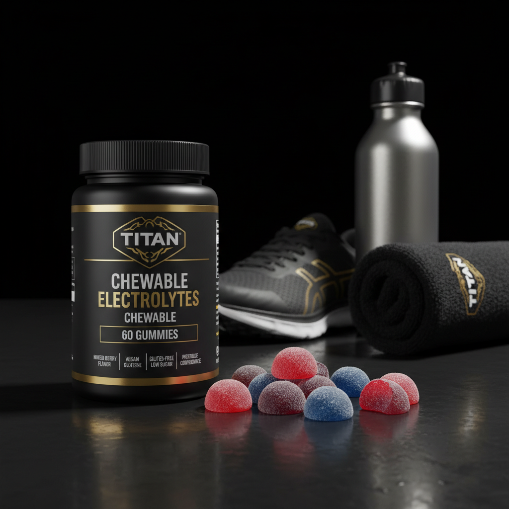 TITAN Electrolyte Gummies - Chewable (60 Count)