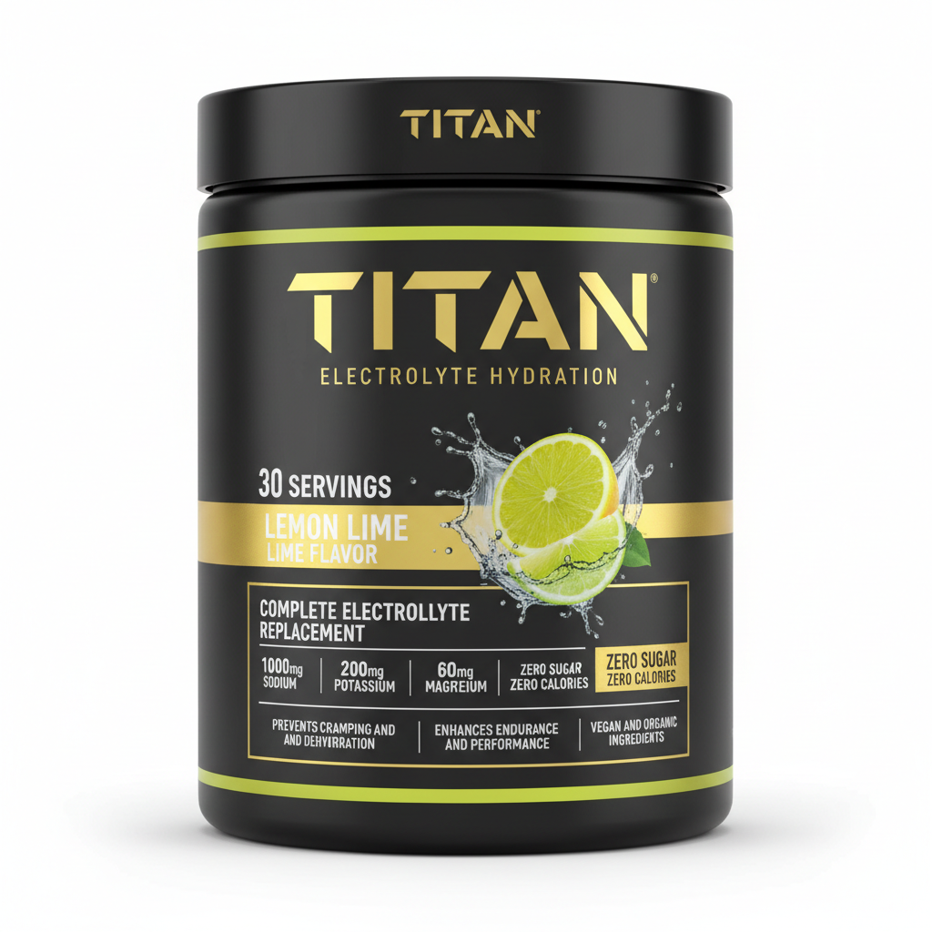 TITAN Electrolyte Hydration - Lemon Lime - 30 Servings