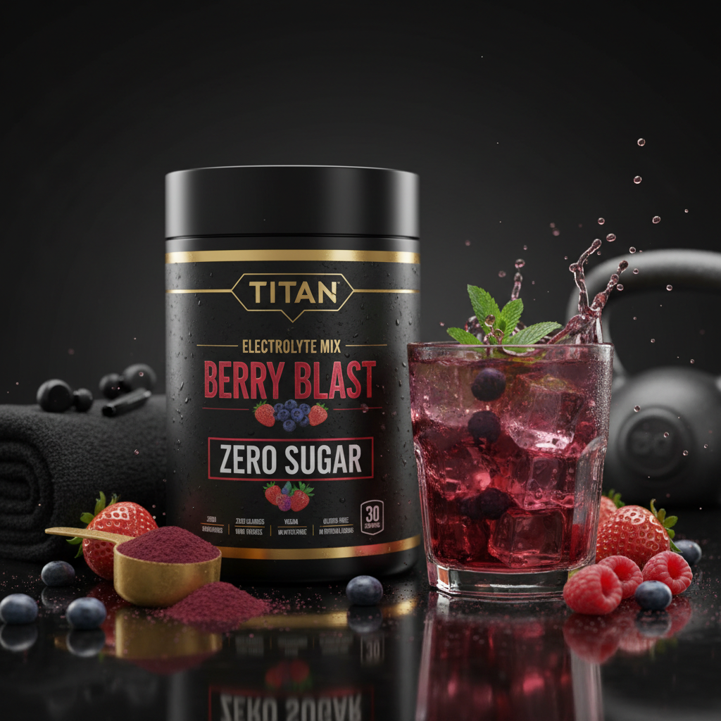 TITAN Electrolyte Mix - Berry Blast (30 Servings)