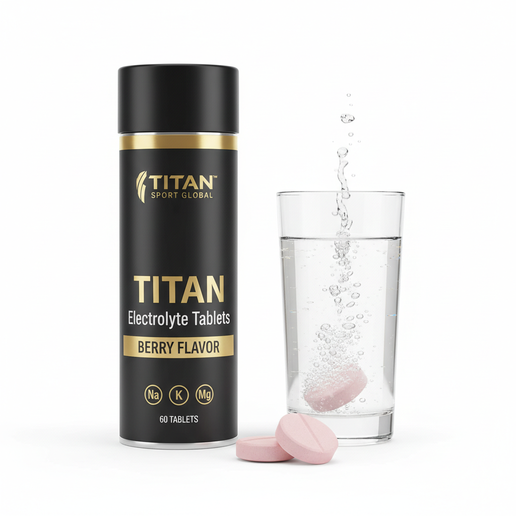 TITAN Electrolyte Tablets - Berry Flavor 60 Tabs