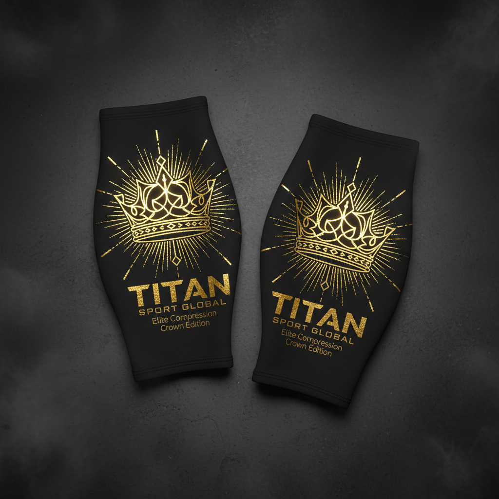 TITAN Elite Compression Elbow Sleeves Crown Edition