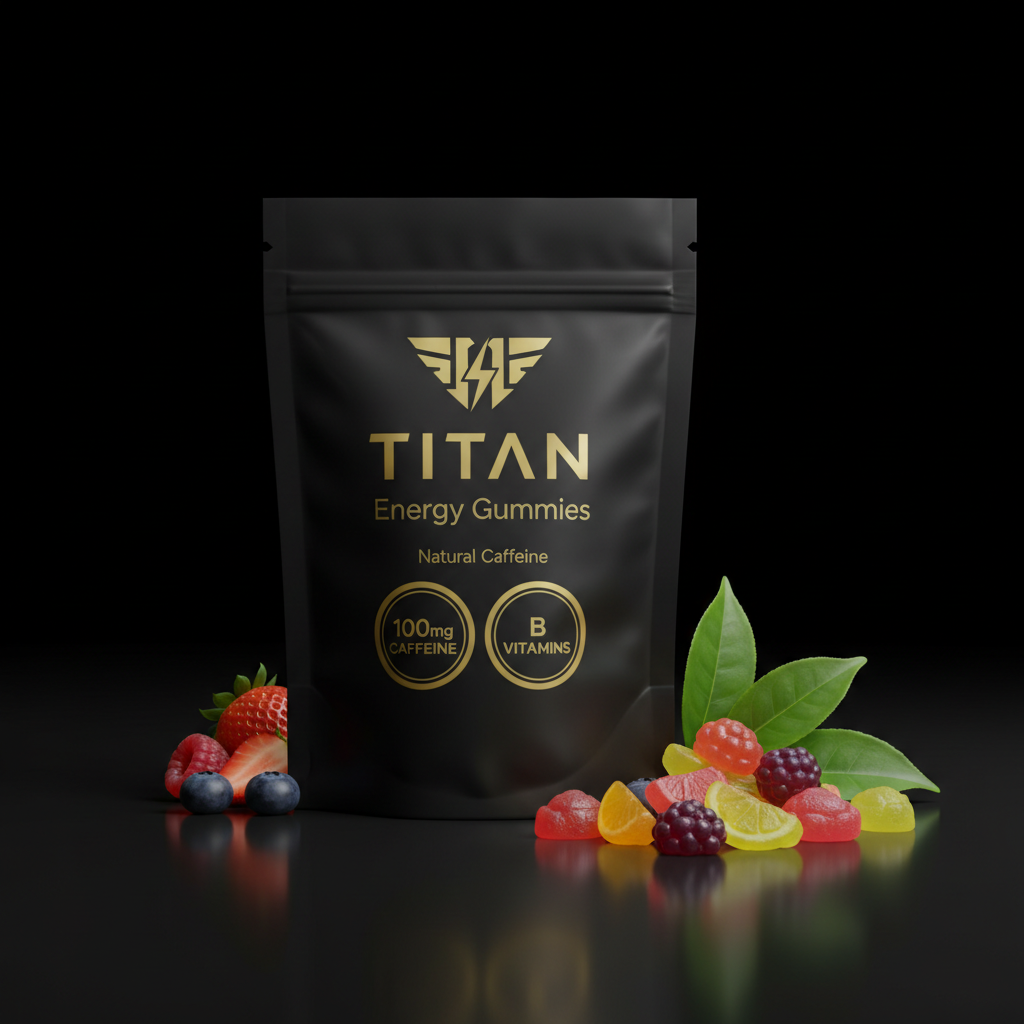 TITAN Energy Gummies - Natural Caffeine