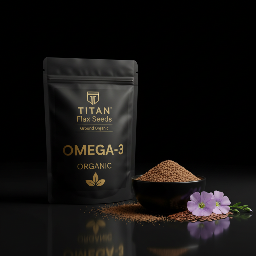 TITAN Flax Seeds - Ground Organic