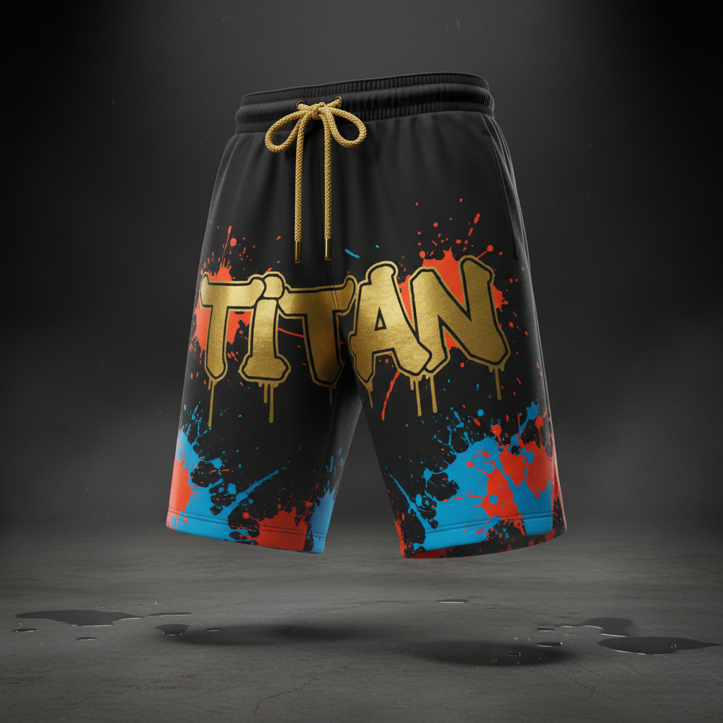 TITAN Graffiti Jogger Shorts